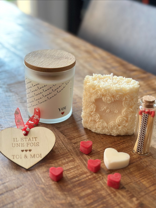 Coffret Saint Valentin Rose et Violette – Image 2